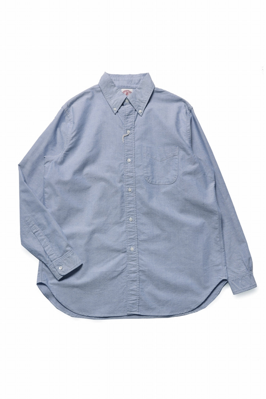 画像をギャラリービューアに読み込む, FULLCOUNT Limited GOOD OLD B.D. SHIRT / SUVIN COTTON OXFORD (BLUE)