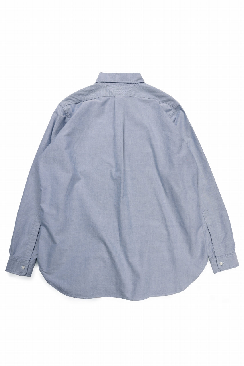 画像をギャラリービューアに読み込む, FULLCOUNT Limited GOOD OLD B.D. SHIRT / SUVIN COTTON OXFORD (BLUE)