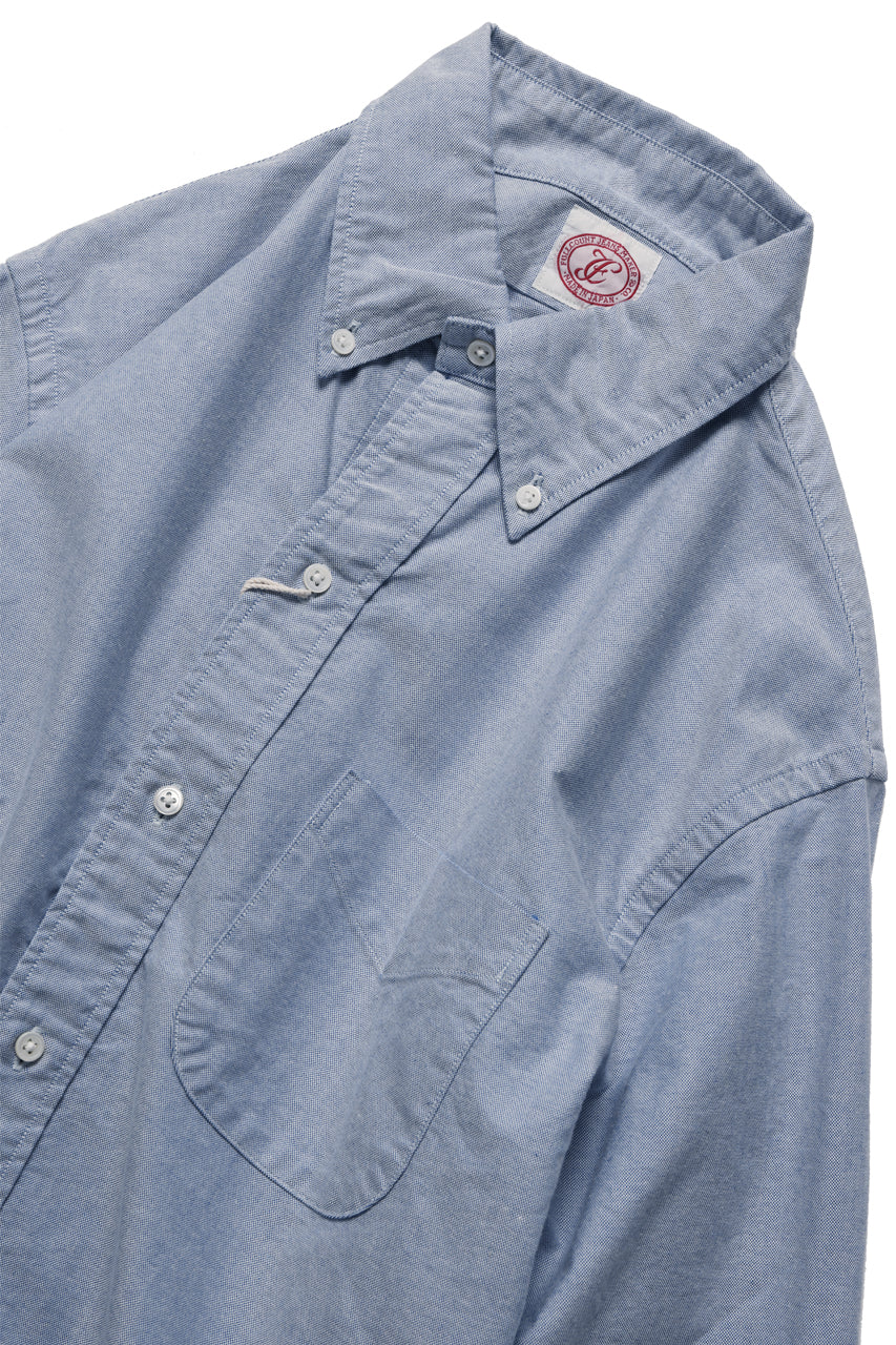 FULLCOUNT Limited GOOD OLD B.D. SHIRT / SUVIN COTTON OXFORD (BLUE)