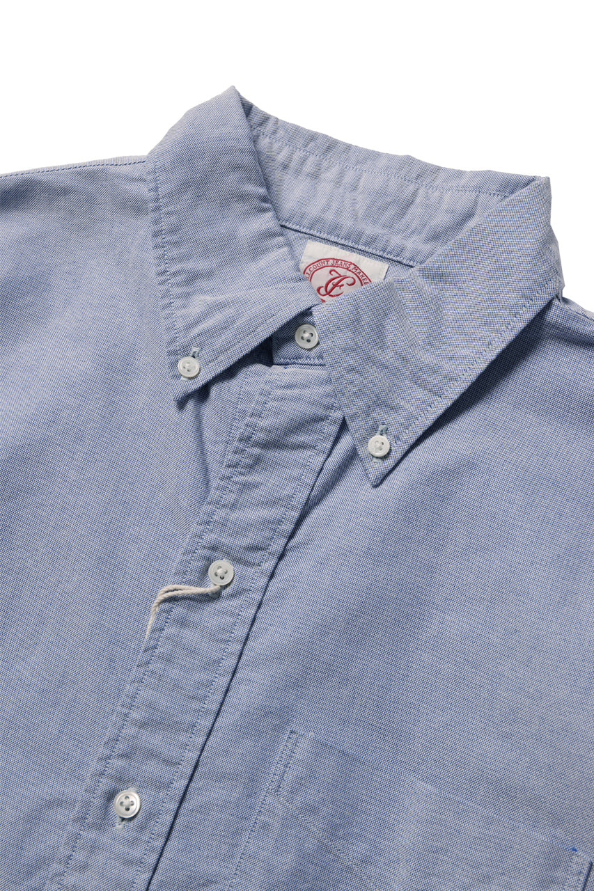 画像をギャラリービューアに読み込む, FULLCOUNT Limited GOOD OLD B.D. SHIRT / SUVIN COTTON OXFORD (BLUE)