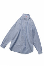 画像をギャラリービューアに読み込む, FULLCOUNT Limited GOOD OLD B.D. SHIRT / SUVIN COTTON OXFORD (BLUE)