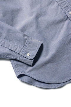 画像をギャラリービューアに読み込む, FULLCOUNT Limited GOOD OLD B.D. SHIRT / SUVIN COTTON OXFORD (BLUE)