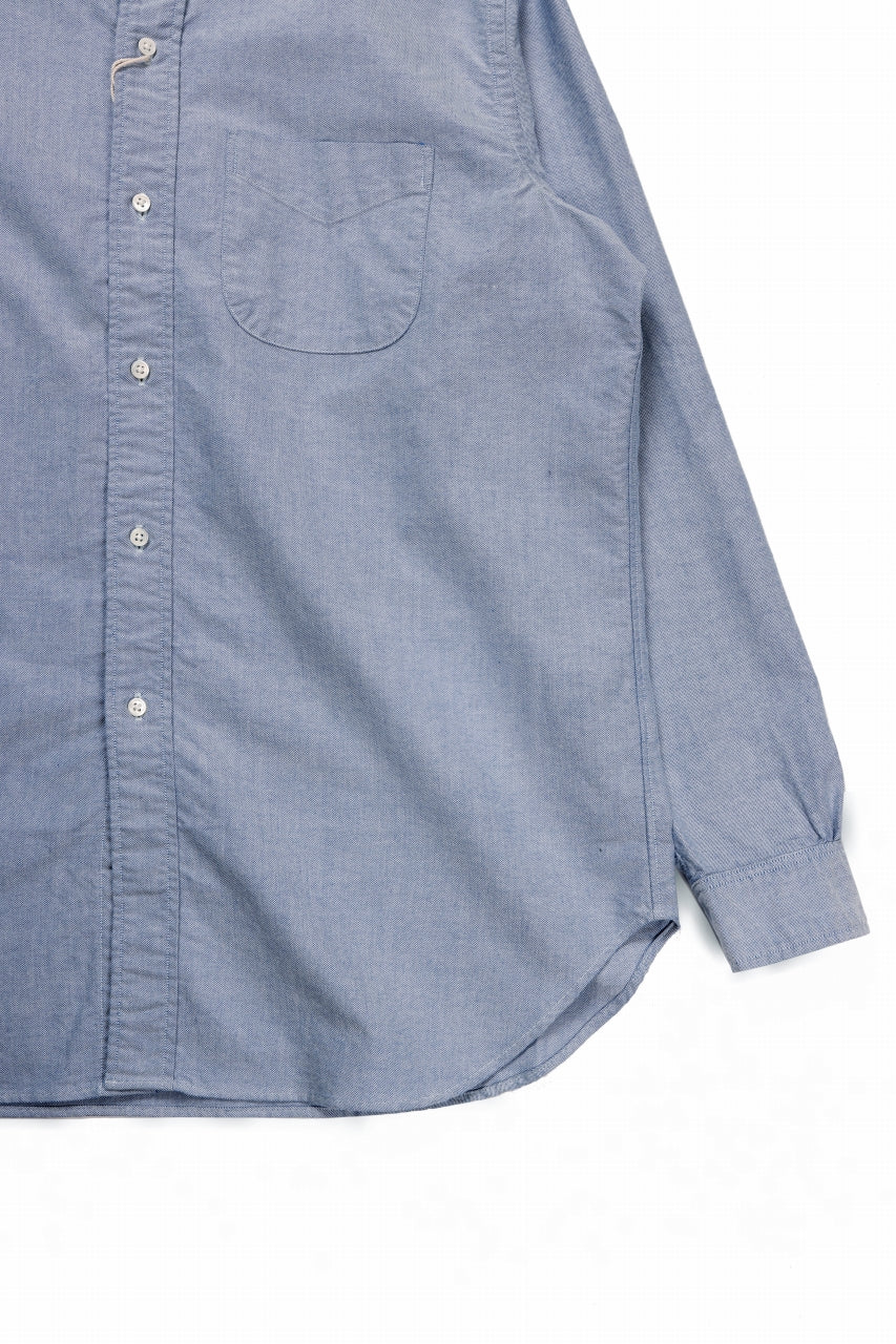 画像をギャラリービューアに読み込む, FULLCOUNT Limited GOOD OLD B.D. SHIRT / SUVIN COTTON OXFORD (BLUE)