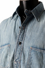 画像をギャラリービューアに読み込む, FULLCOUNT WORKING PULLOVER SHIRT / 8oz COTTON LINEN DENIM (INDIGO)