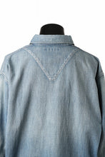 画像をギャラリービューアに読み込む, FULLCOUNT WORKING PULLOVER SHIRT / 8oz COTTON LINEN DENIM (INDIGO)