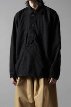 画像をギャラリービューアに読み込む, FULLCOUNT 4097-1 US Army Black Black Denim Pullover Shirt (Black)