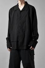 Load image into Gallery viewer, Professor.E LAYERED SHIRT (BLACK)