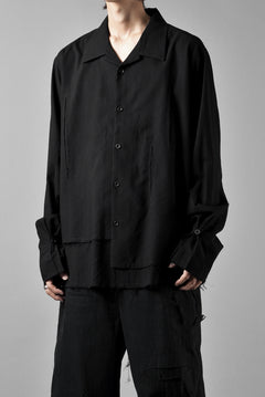 Load image into Gallery viewer, Professor.E LAYERED SHIRT (BLACK)