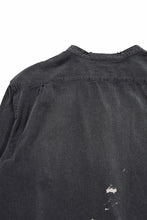 Load image into Gallery viewer, FULLCOUNT SELVEDGE CHAMBRAY PULLOVER SHIRT - AGING (BLACK)