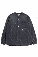 Load image into Gallery viewer, FULLCOUNT SELVEDGE CHAMBRAY PULLOVER SHIRT - AGING (BLACK)
