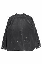 Load image into Gallery viewer, FULLCOUNT SELVEDGE CHAMBRAY PULLOVER SHIRT - AGING (BLACK)