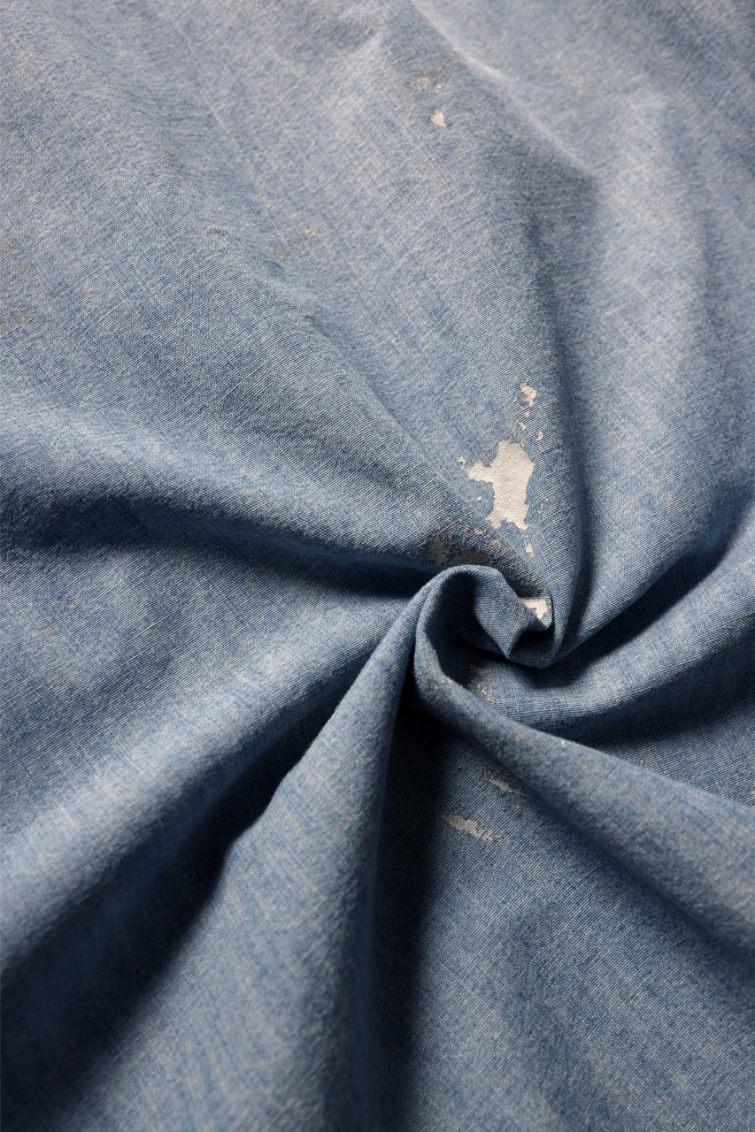 Load image into Gallery viewer, FULLCOUNT SELVEDGE CHAMBRAY PULLOVER SHIRT - AGING (INDIGO)