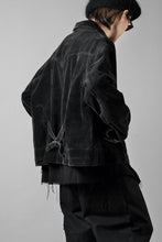 画像をギャラリービューアに読み込む, Professor.E AGED CORDUROY JACKET (AGED BLACK)