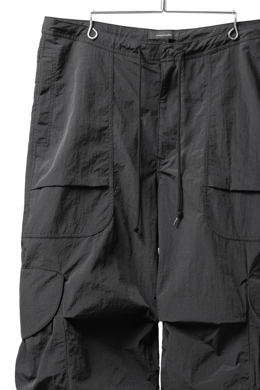 entire studios FREIGHT CARGO PANTS / CRINKLE NYLON (POLLUTION)