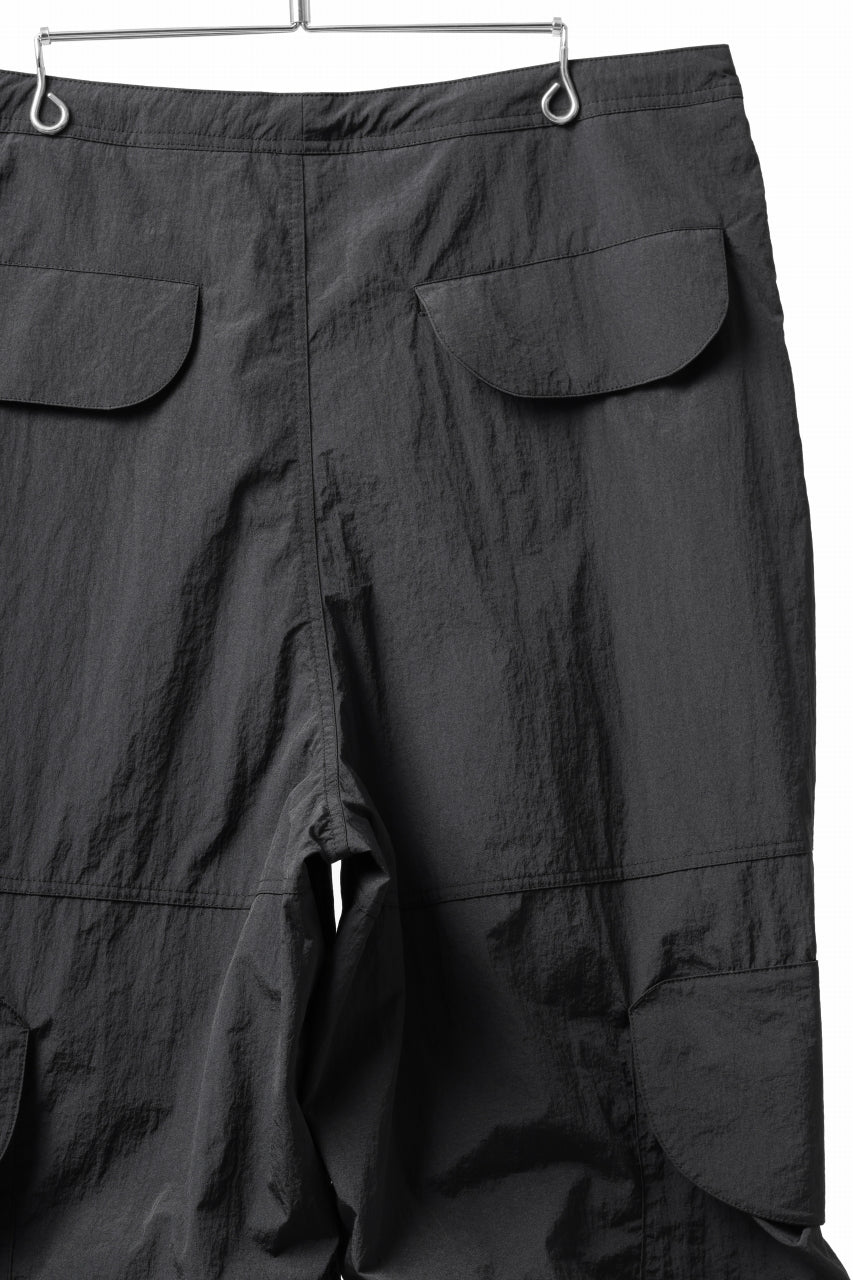 entire studios FREIGHT CARGO PANTS / CRINKLE NYLON (POLLUTION)