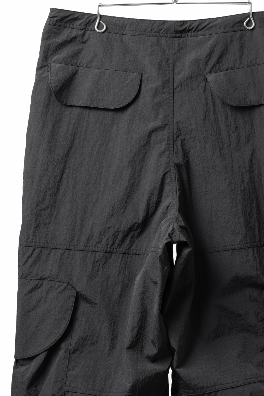 entire studios FREIGHT CARGO PANTS / CRINKLE NYLON (POLLUTION)