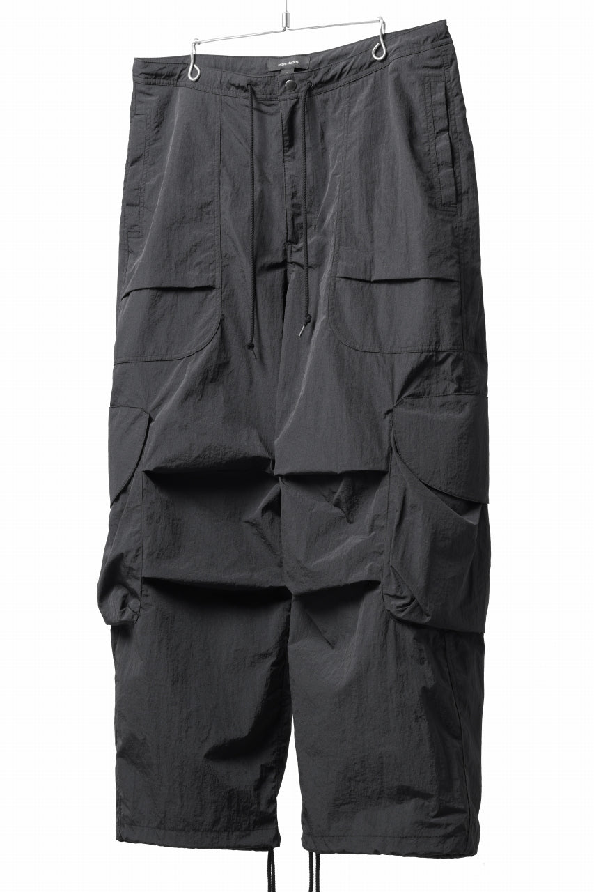 entire studios FREIGHT CARGO PANTS / CRINKLE NYLON (POLLUTION)