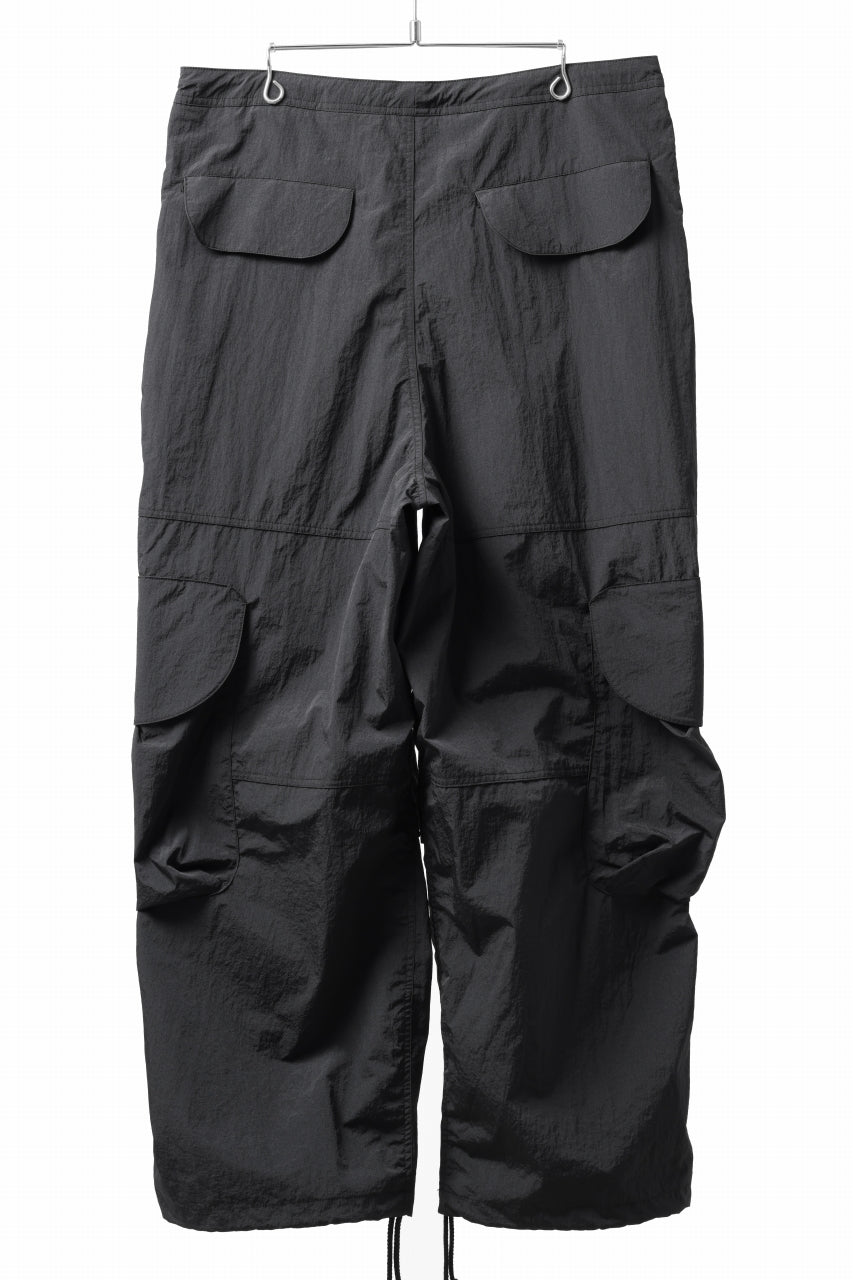 entire studios FREIGHT CARGO PANTS / CRINKLE NYLON (POLLUTION)