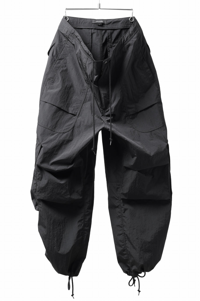 entire studios FREIGHT CARGO PANTS / CRINKLE NYLON (POLLUTION)