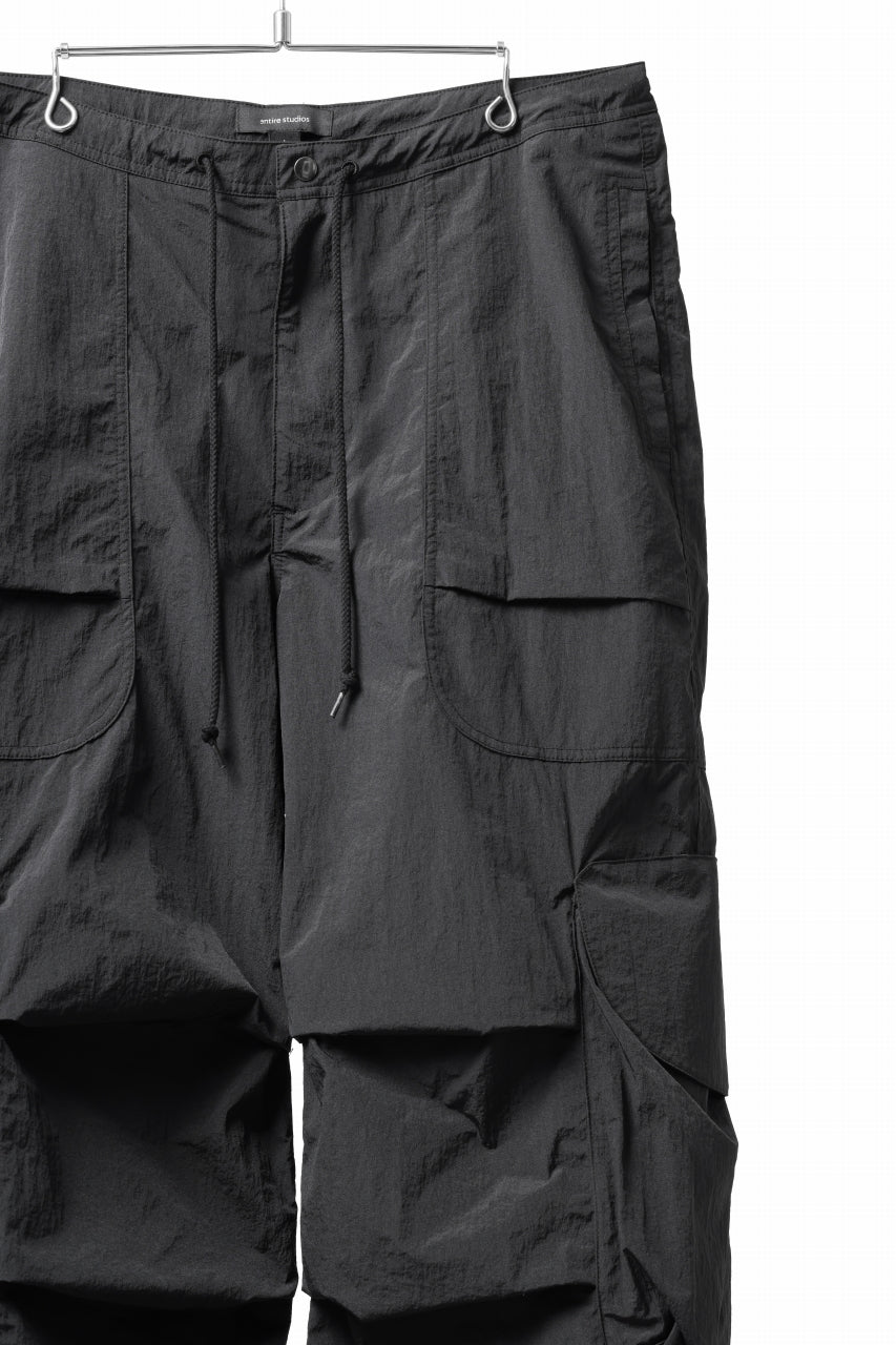 entire studios FREIGHT CARGO PANTS / CRINKLE NYLON (POLLUTION)