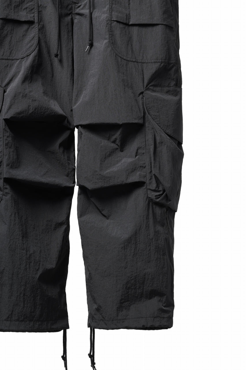 entire studios FREIGHT CARGO PANTS / CRINKLE NYLON (POLLUTION)