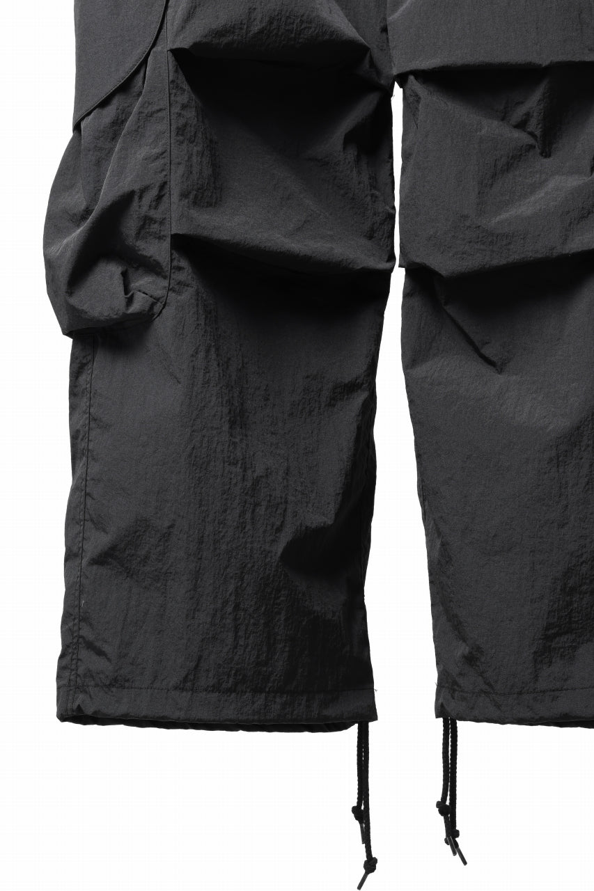 entire studios FREIGHT CARGO PANTS / CRINKLE NYLON (POLLUTION)