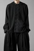 Load image into Gallery viewer, Professor.E DOUBLED BREASTED AGED KNIT (BLACK)
