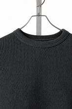 画像をギャラリービューアに読み込む, FULLCOUNT HEAVY WEIGHT WAFFLE LONG SLEEVE T SHIRT / ORIGINAL 20//- TIGHT TENSION COTTON (INK.BLACK)