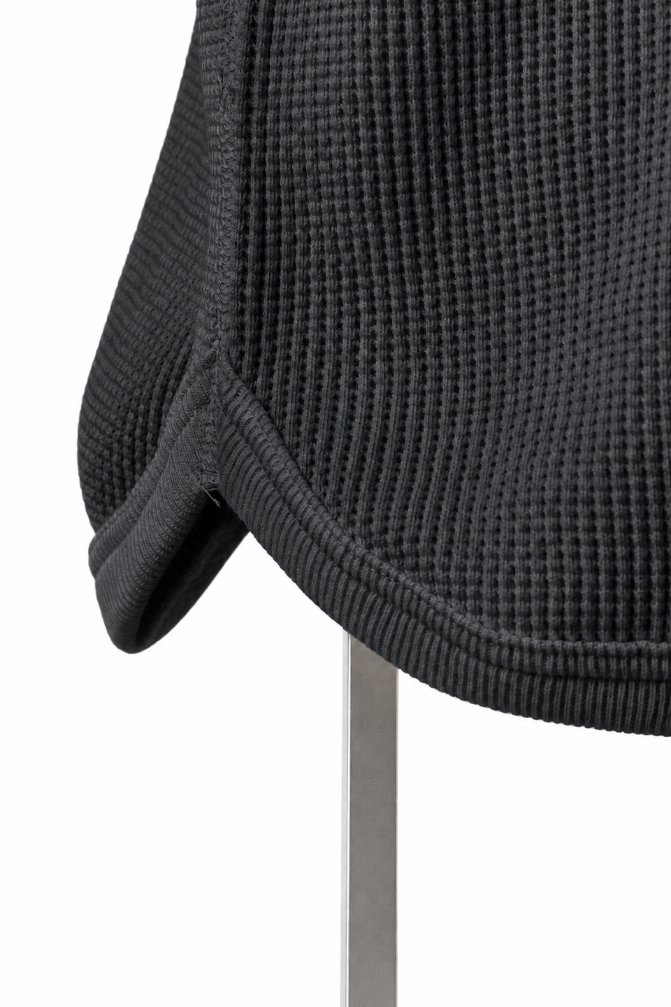 画像をギャラリービューアに読み込む, FULLCOUNT HEAVY WEIGHT WAFFLE LONG SLEEVE T SHIRT / ORIGINAL 20//- TIGHT TENSION COTTON (INK.BLACK)