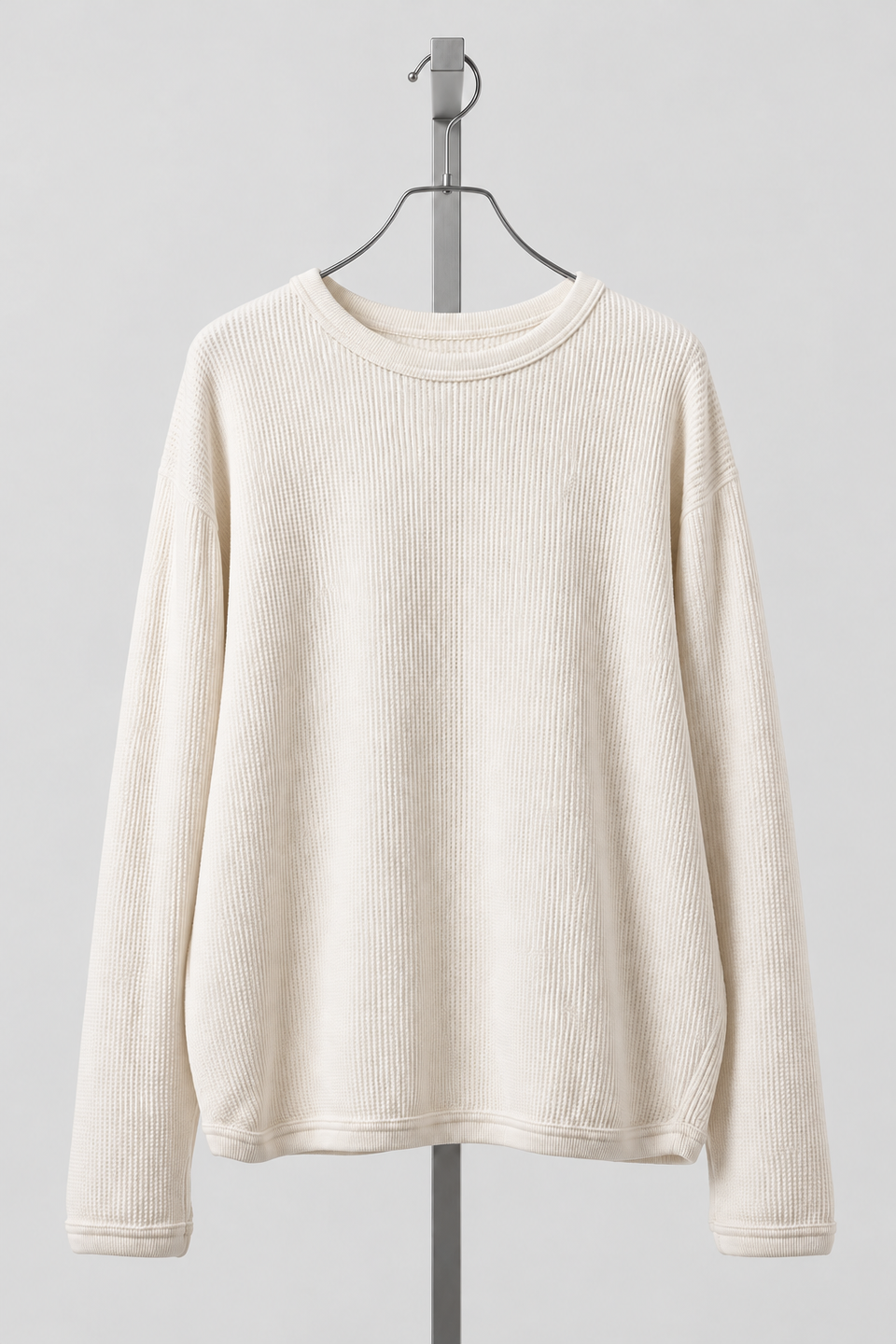 画像をギャラリービューアに読み込む, FULLCOUNT HEAVY WEIGHT WAFFLE LONG SLEEVE T SHIRT / ORIGINAL 20//- TIGHT TENSION COTTON (ECRU)