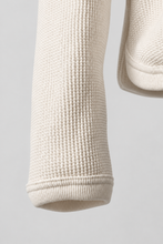 画像をギャラリービューアに読み込む, FULLCOUNT HEAVY WEIGHT WAFFLE LONG SLEEVE T SHIRT / ORIGINAL 20//- TIGHT TENSION COTTON (ECRU)