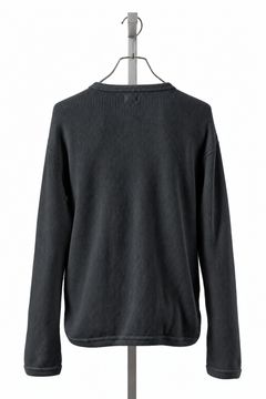 画像をギャラリービューアに読み込む, FULLCOUNT HEAVY WEIGHT WAFFLE LONG SLEEVE T SHIRT / ORIGINAL 20//- TIGHT TENSION COTTON (INK.BLACK)
