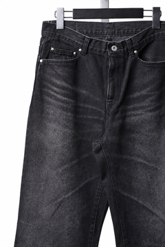 Load image into Gallery viewer, LITTLEBIG Flocked Denim Pants (BLACK)