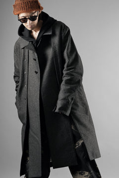 画像をギャラリービューアに読み込む, OPPOSE DUALITY MAC COAT / COTTON HEATHER CORD (GRAY)