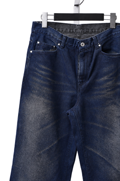 Load image into Gallery viewer, LITTLEBIG Flocked Denim Pants (BLUE)