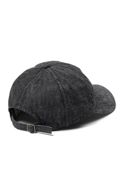 画像をギャラリービューアに読み込む, FULLCOUNT × HTC Black Denim Cap On Studs by Zip Stevenson (BLACK)