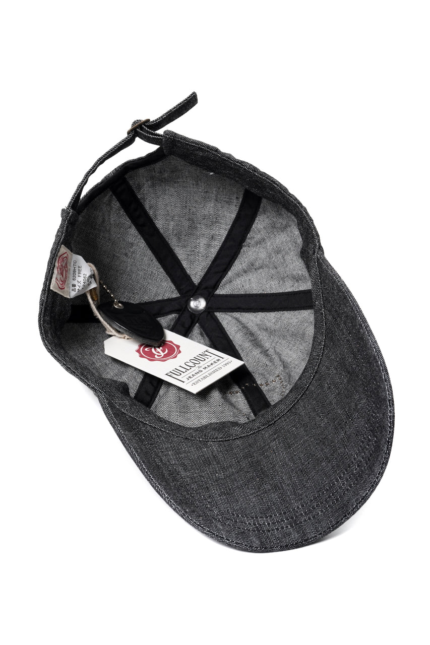 画像をギャラリービューアに読み込む, FULLCOUNT × HTC Black Denim Cap On Studs by Zip Stevenson (BLACK)