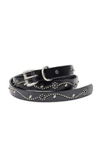 画像をギャラリービューアに読み込む, FULLCOUNT × HTC Flower Studs Belt by Zip Stevenson (BLACK)