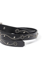 画像をギャラリービューアに読み込む, FULLCOUNT × HTC Flower Studs Belt by Zip Stevenson (BLACK)