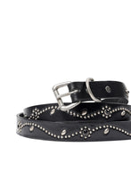 画像をギャラリービューアに読み込む, FULLCOUNT × HTC Flower Studs Belt by Zip Stevenson (BLACK)