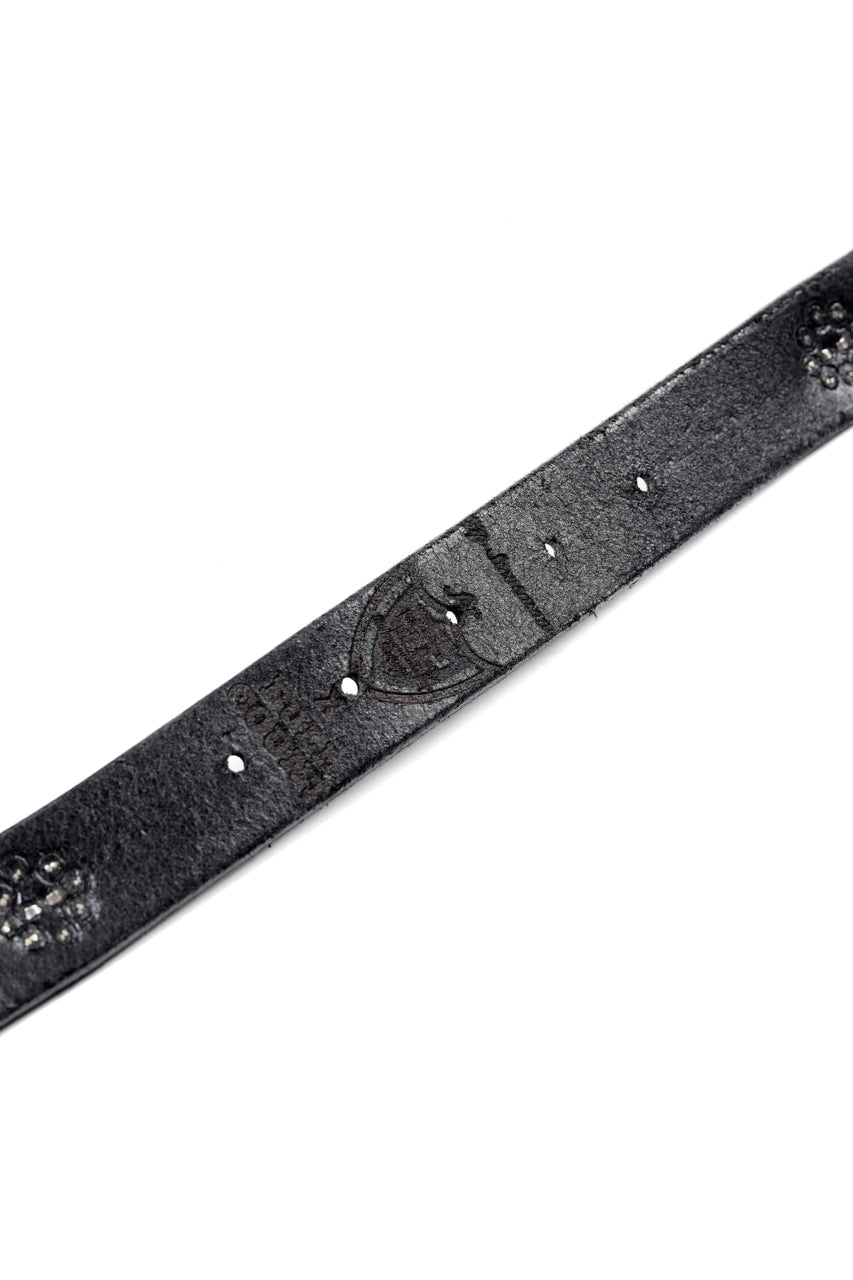 画像をギャラリービューアに読み込む, FULLCOUNT × HTC Flower Studs Belt by Zip Stevenson (BLACK)