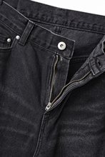 Load image into Gallery viewer, LITTLEBIG Flocked Denim Pants (BLACK)