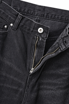 Load image into Gallery viewer, LITTLEBIG Flocked Denim Pants (BLACK)