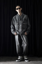 Load image into Gallery viewer, Y's for men x MASSES DENIM PANTS / HAND WASH 14.0oz BAUMWOLLE (BLACK)