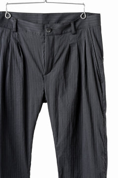Load image into Gallery viewer, incarnation TUCK WAIST TROUSERS / STITCHED WASHER STRIPE (T91)