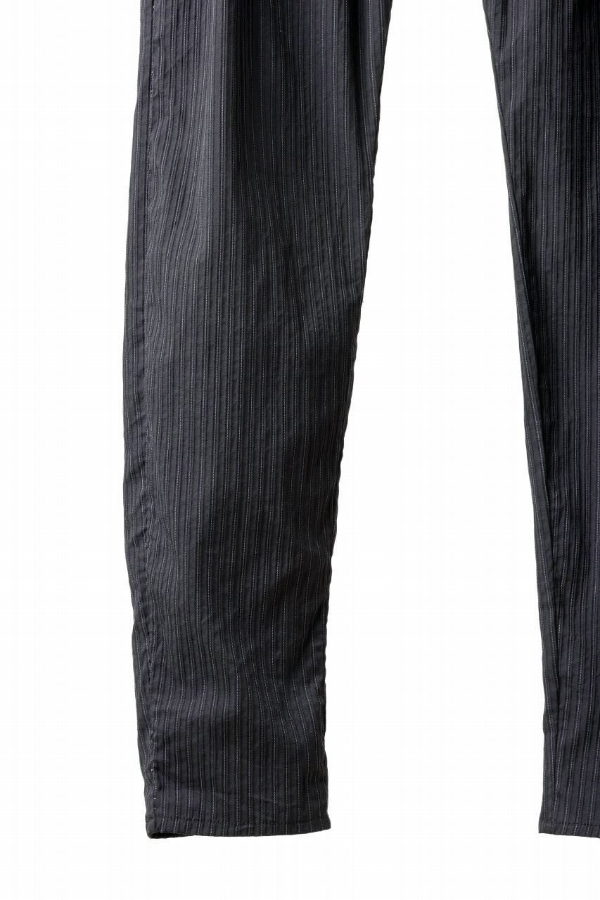 incarnation TUCK WAIST TROUSERS / STITCHED WASHER STRIPE (T91)