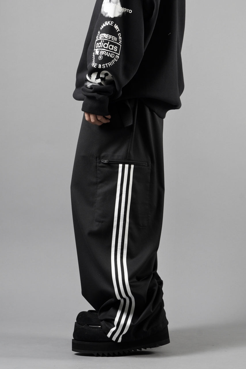 美品！Y-3ワイスリー サリエルパンツ　ブラック　Yohji Yamamoto Y-3 Yohji Yamamoto 3 STRIPES LIGHT SHELL TRACK PANTS (BLACK)の商品