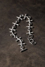 Load image into Gallery viewer, m.a+ cross multiple silver cross bracelet / AB+++ AG (SILVER)