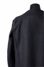 Load image into Gallery viewer, incarnation LAPELLESS LONG JACKET JJK-1L / SOFT MELTON (T92)