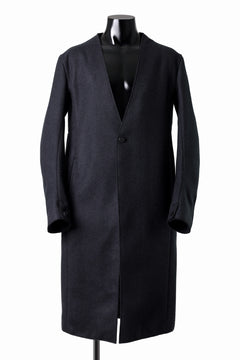 Load image into Gallery viewer, incarnation LAPELLESS LONG JACKET JJK-1L / SOFT MELTON (T92)